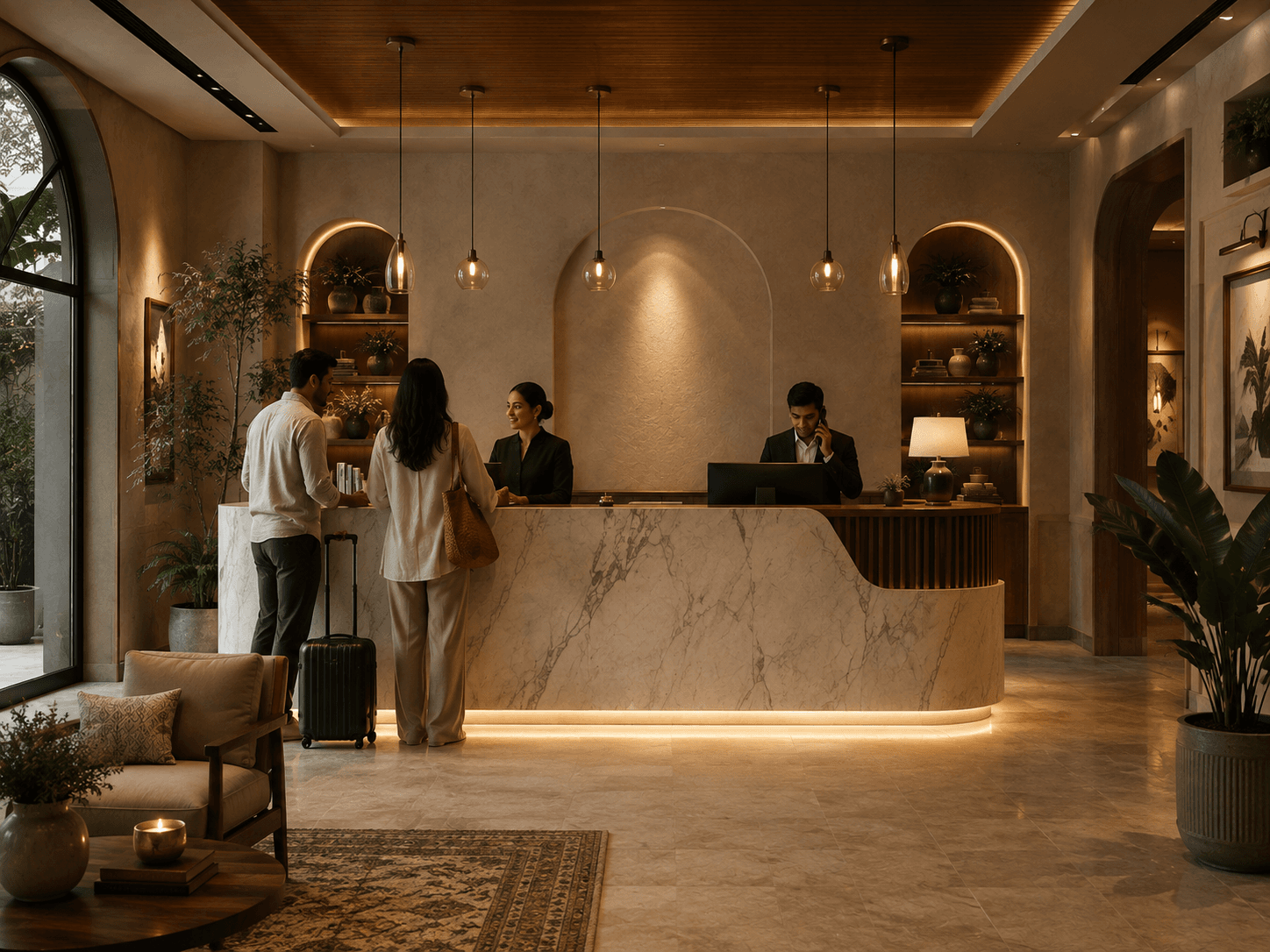 Boutique Hotel Reception